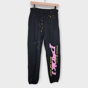 Sp5der P*NK Sweatpants Nevermind The Spider Joggers Casual Men's Medium